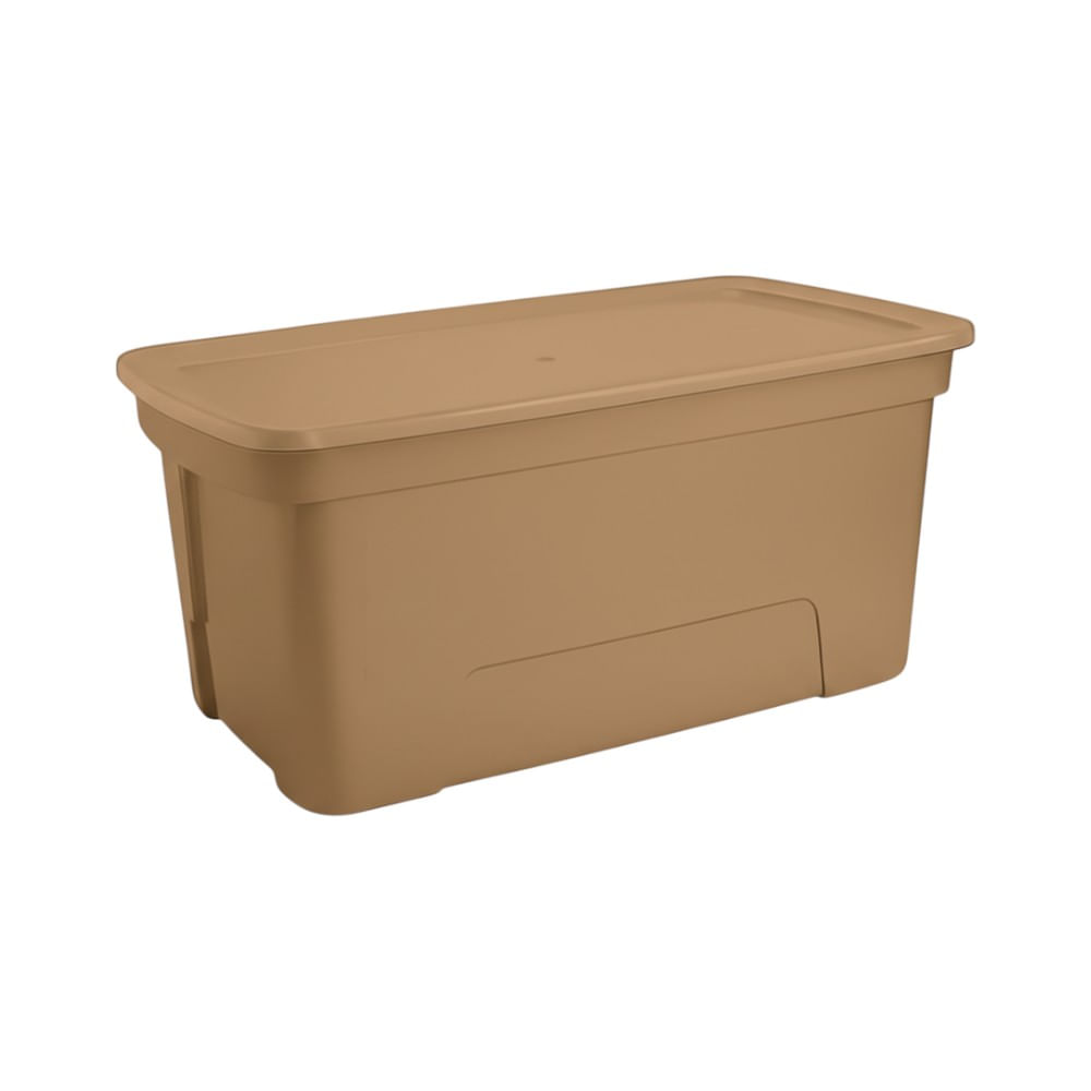 Caja Megaforte N200 , Capacidad 133 Lt, Caja marrón-Tapa marrón