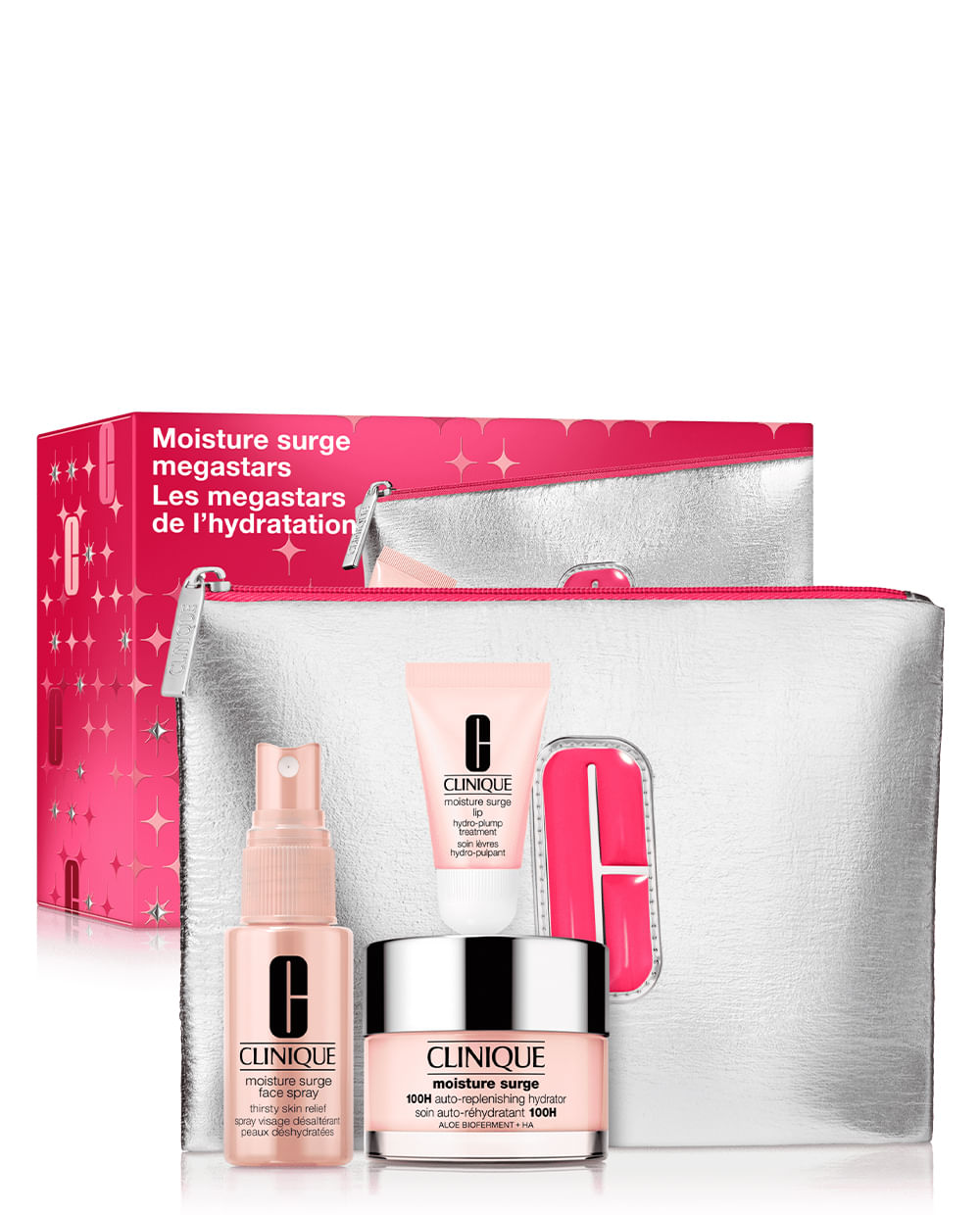 Clinique Set Hidratación Moisture Surge™ Megastars Holiday