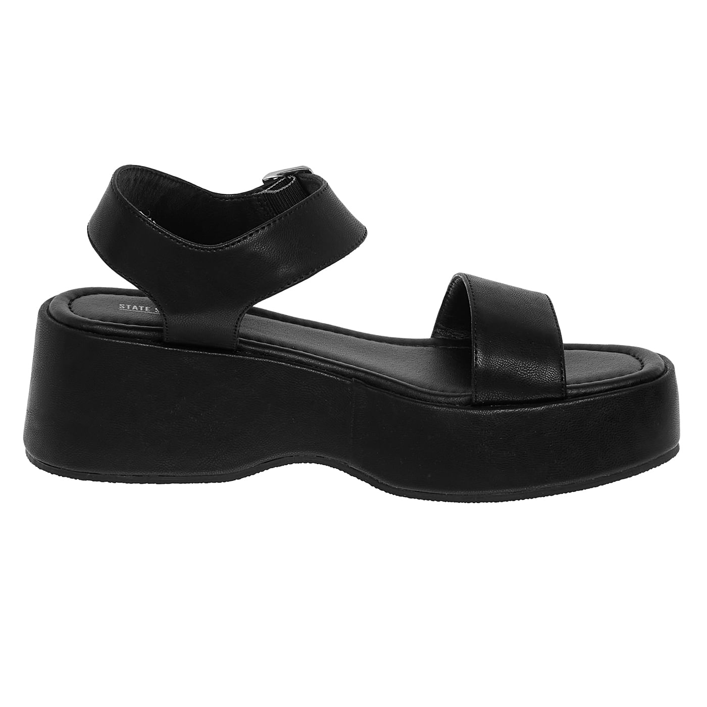 Sandalias Con Taco Tipo Cuña Antwon Para Mujer Negro State Street 210332