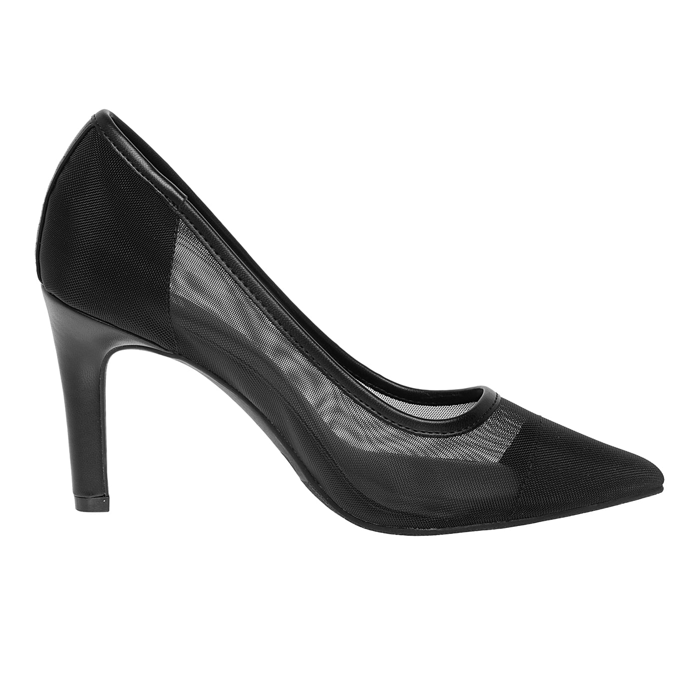 Zapatos De Vestir Mesh Para Mujer Negro Fioni 210125