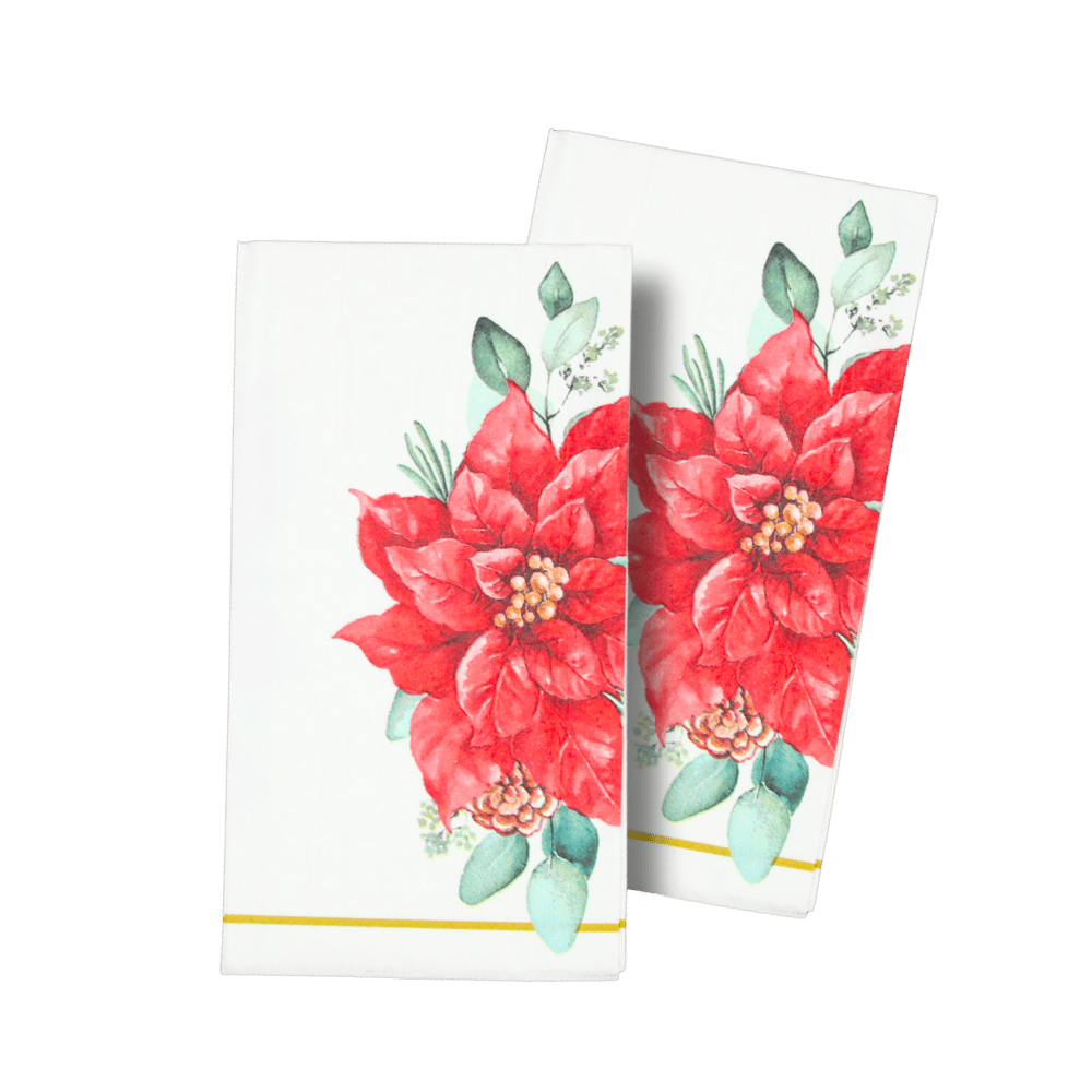 Servilleta de papel rectangular con diseño