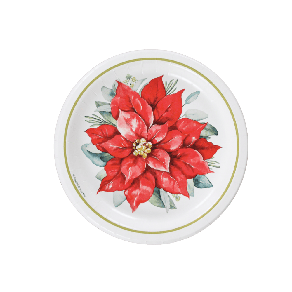 Plato de cartón de 7 pulgadas con diseño