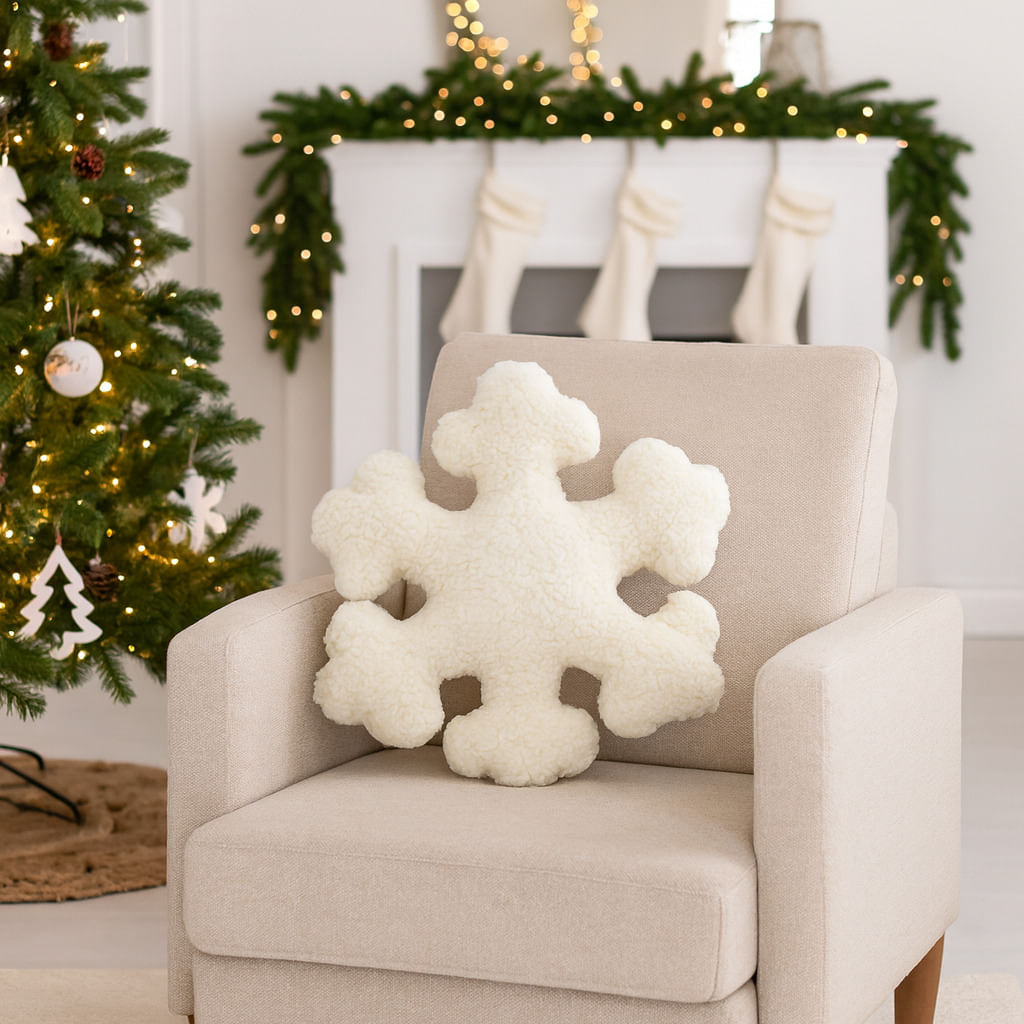 Cojín Snowflake