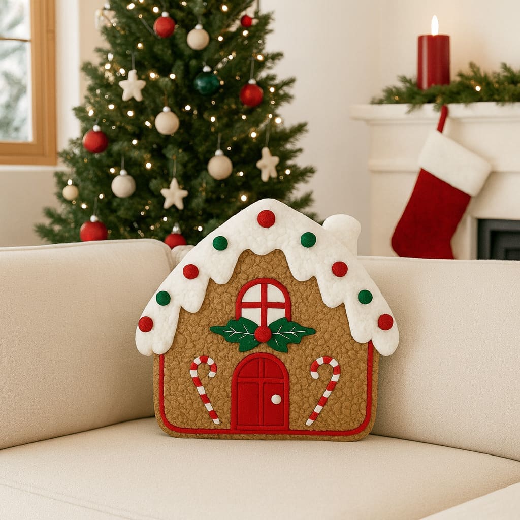 Cojín Gingerbread House