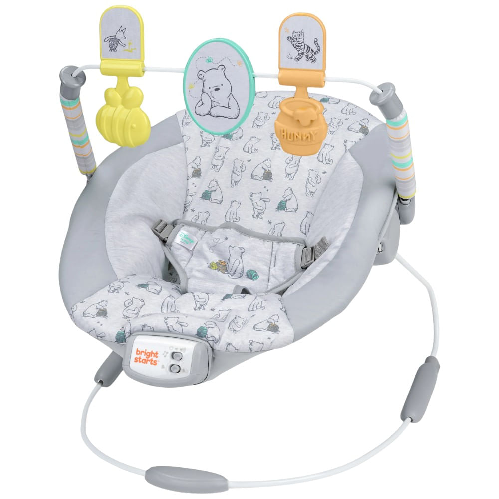 Mecedora Bright Starts vibratoria de winnie the pooh para bebé