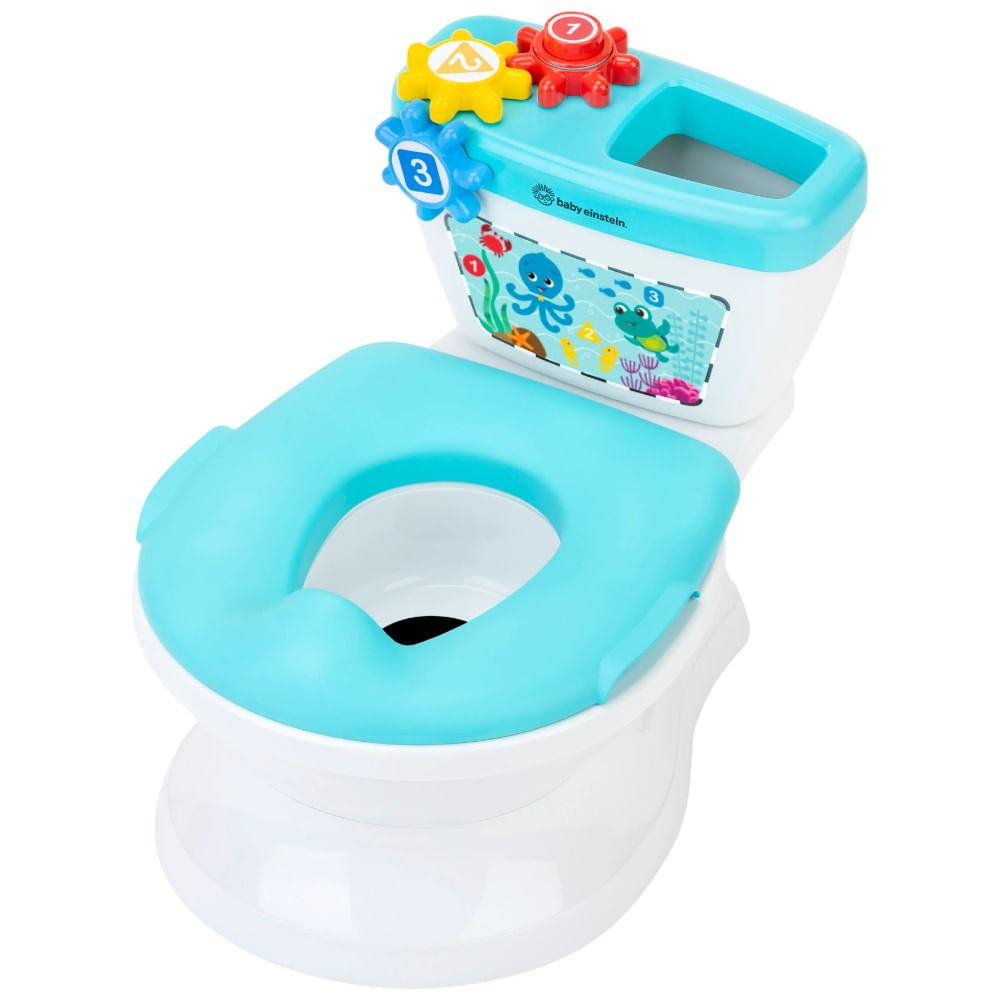 Entrenador de baño Baby Einstein 2 en 1 para bebé
