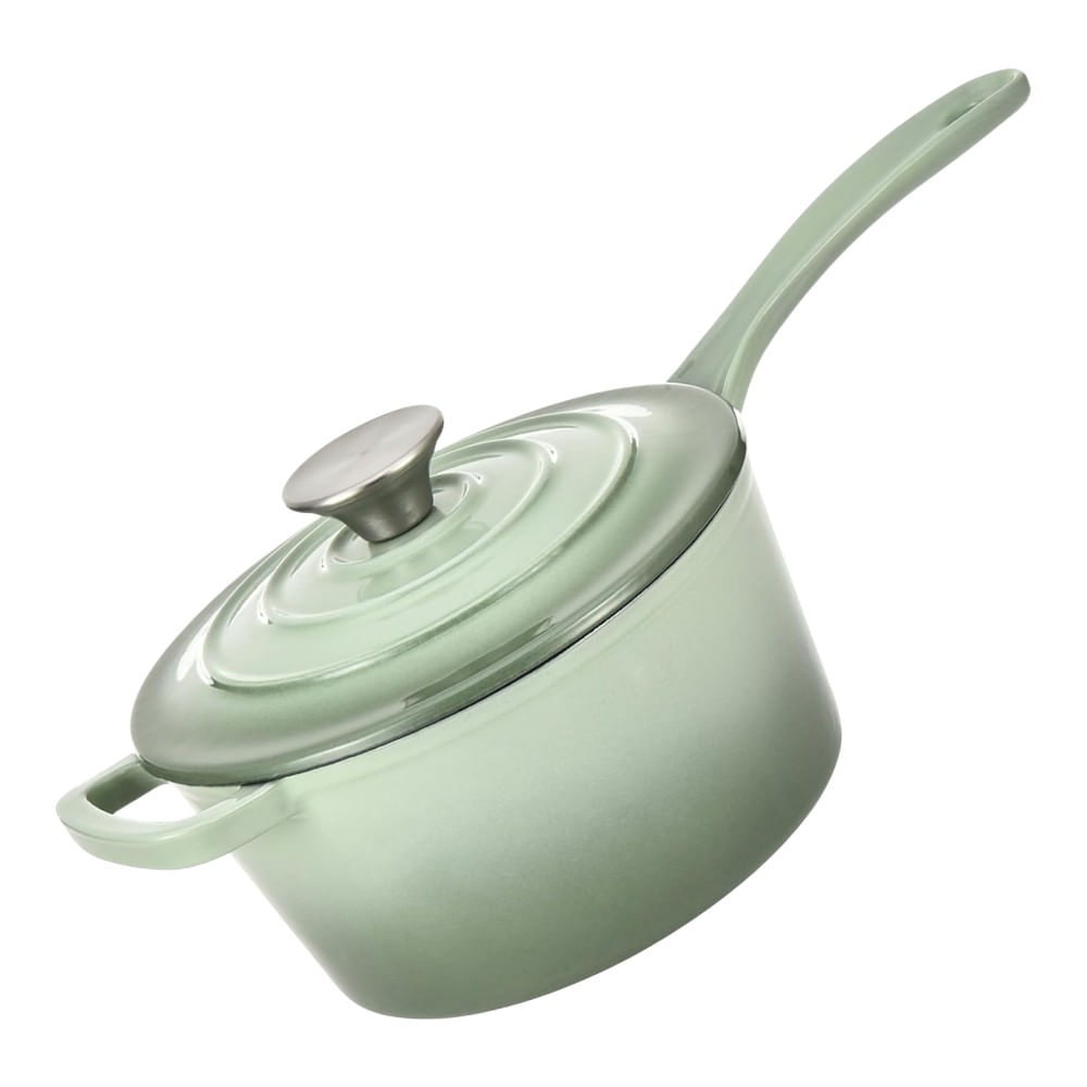 Olla salsera con tapa Hamilton beach de hierro fundido 19 cm