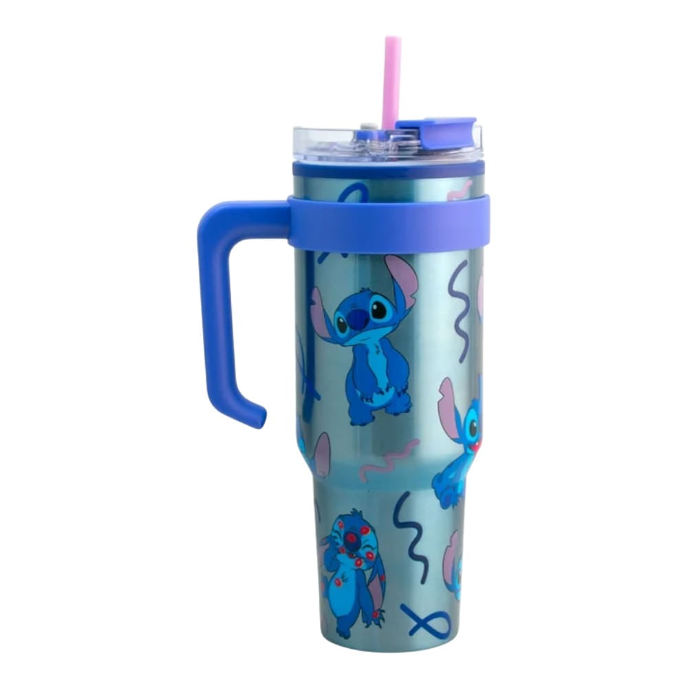 Termo Disney Stitch doble pared de acero inoxidable 1.2 litros
