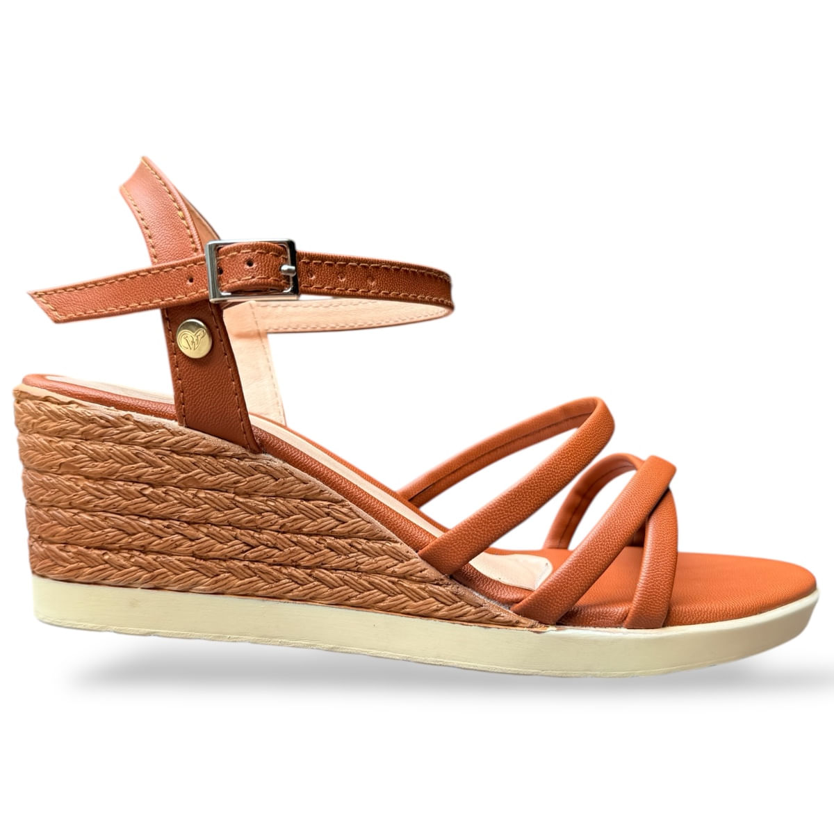 Sandalia casual Sarai en color gena para dama