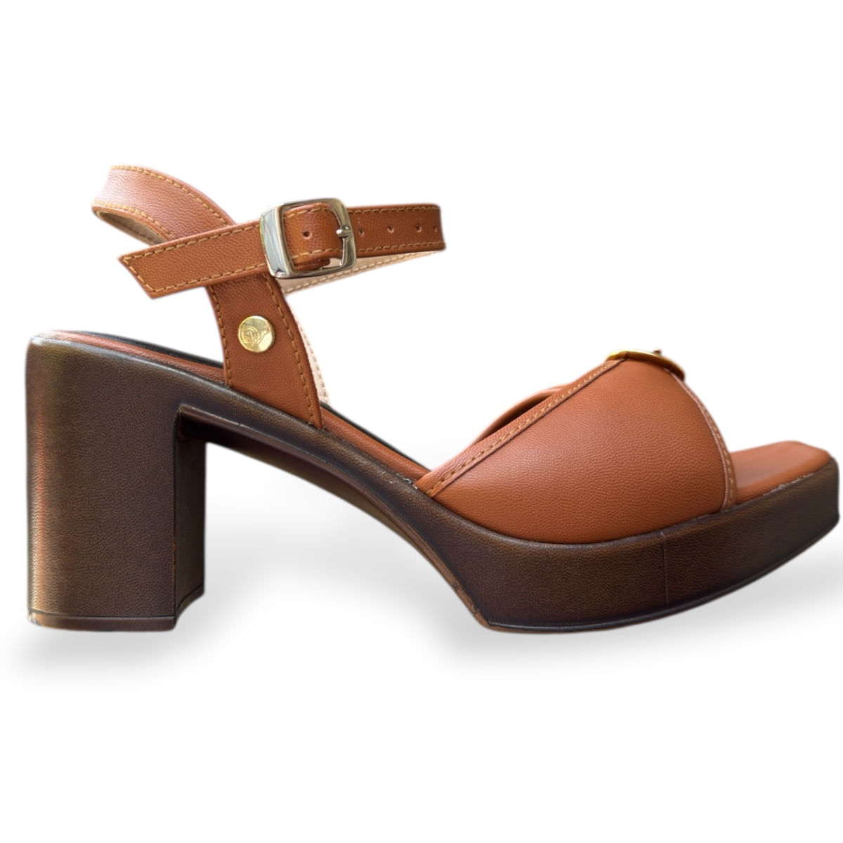 Sandalia casual Deseo en color gena para dama