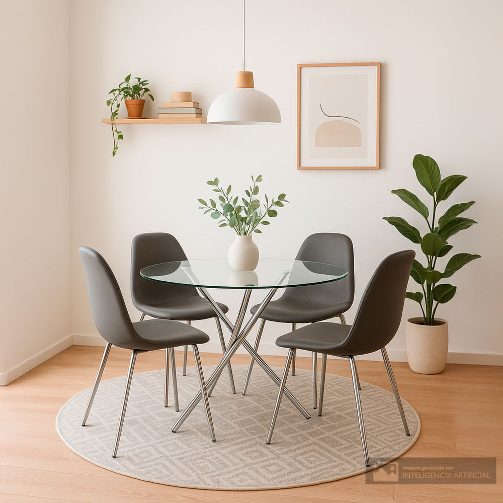 Juego de Comedor Eva 4 personas