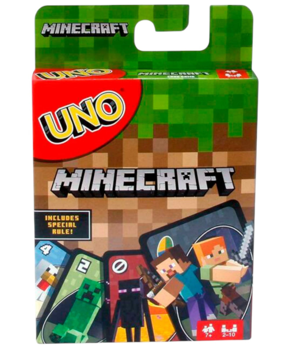 Uno juego de cartas Minecraft para niños