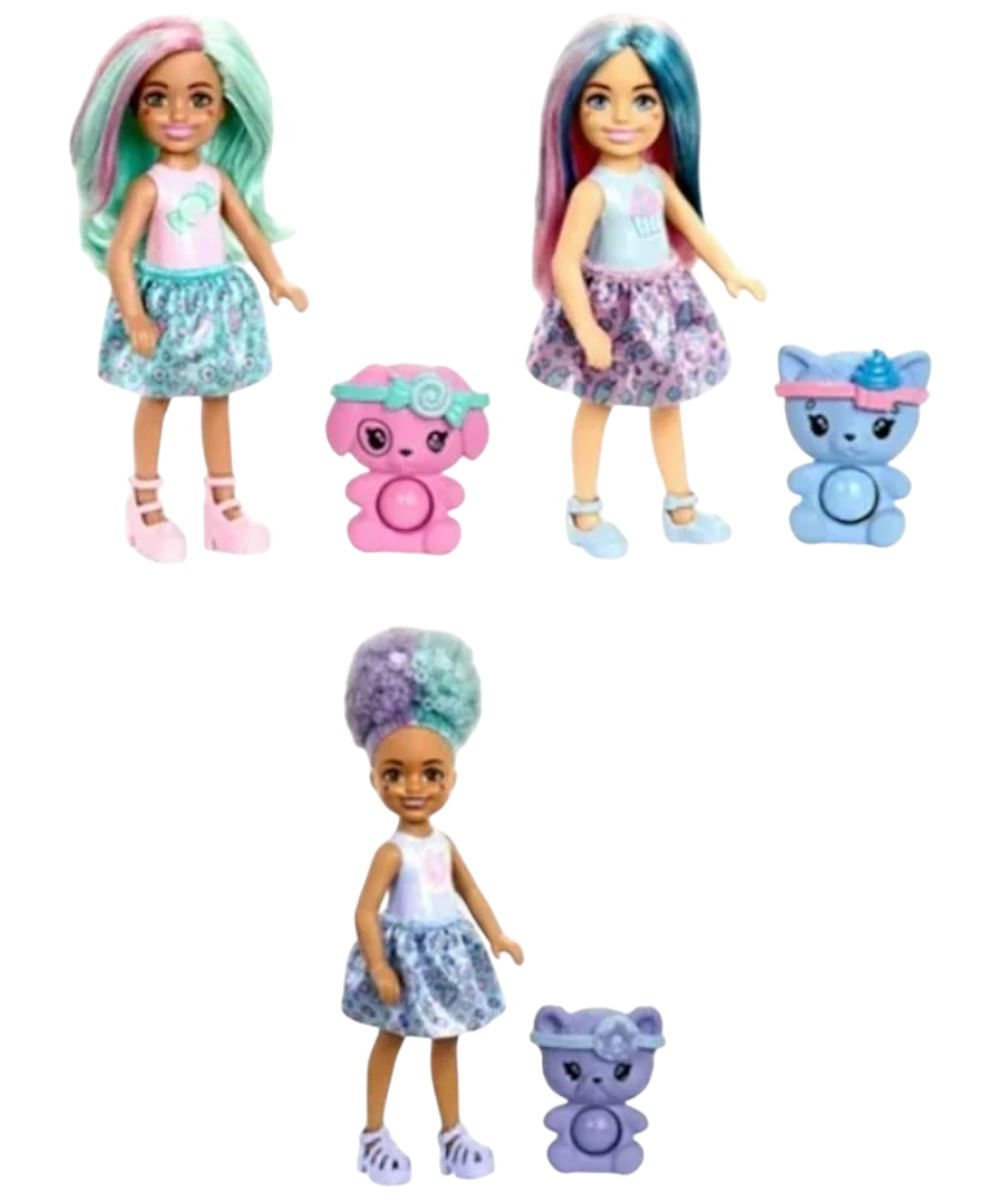 Barbie Pop Reveal Muñeca Chelsea dulces sorpresas surtido (1 pieza)