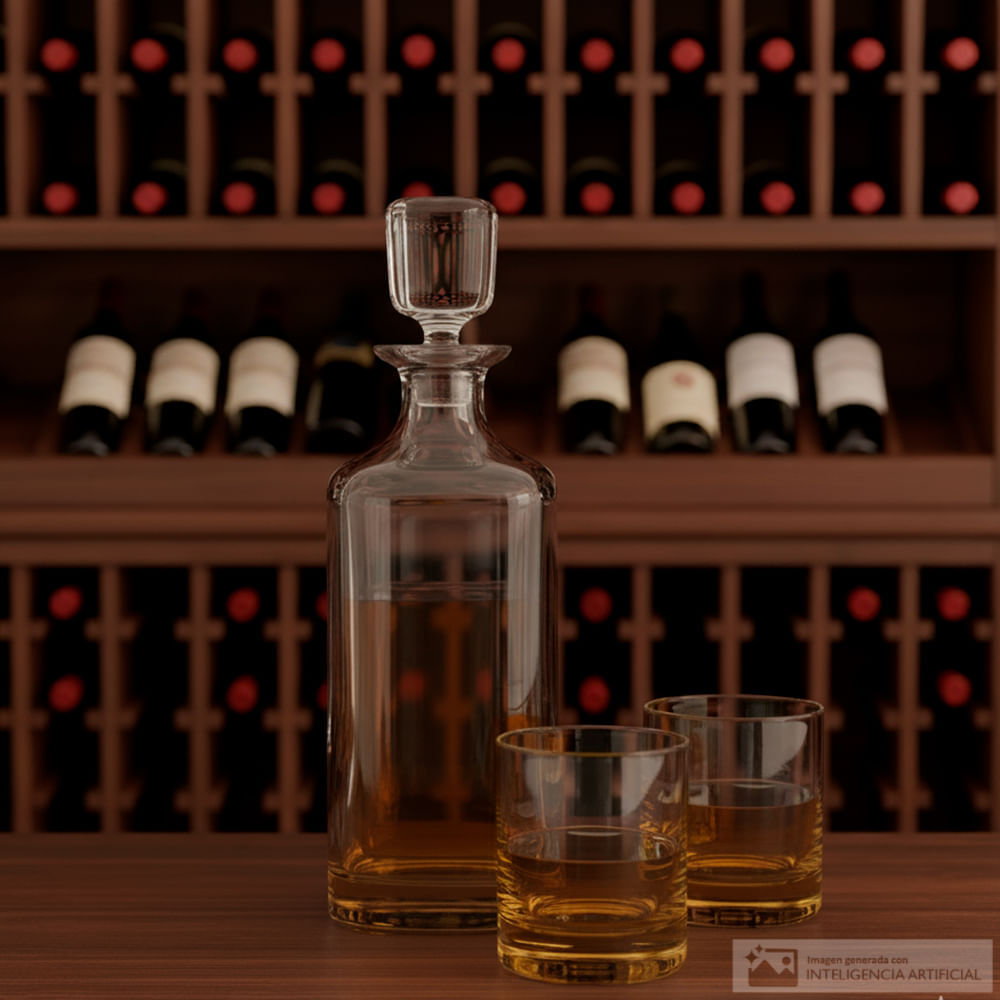 Set de decanter y vasos pure