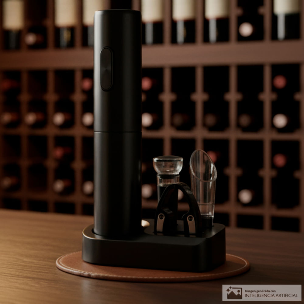 Set de sacacorchos eléctrico 13.9x6.9x23.2 cm