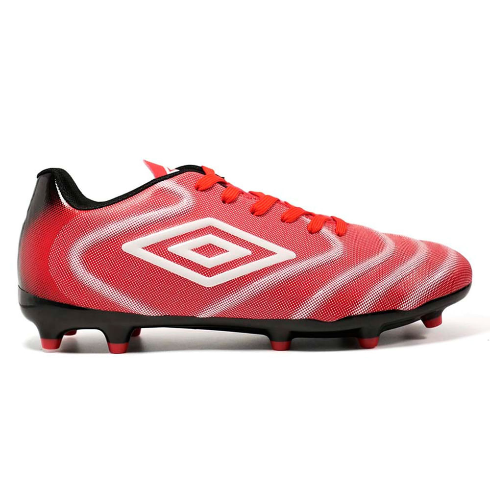 Zapatilla deportiva taco Umbro Toccare V FG rojo para hombre