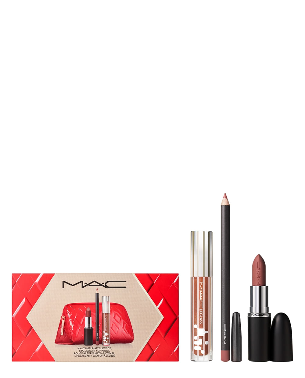 MAC Set de Maquillaje Tonos Nude para Labios Whirl Holiday