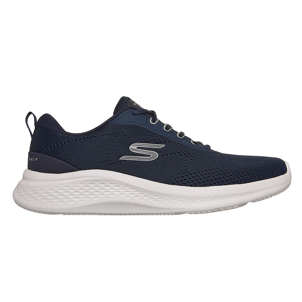 Zapato deportivo casual Skechers azul para hombre