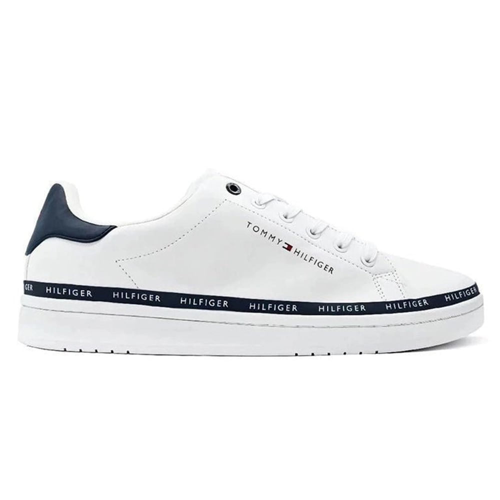 Zapato casual Tommy Hilfiger blanco para hombre