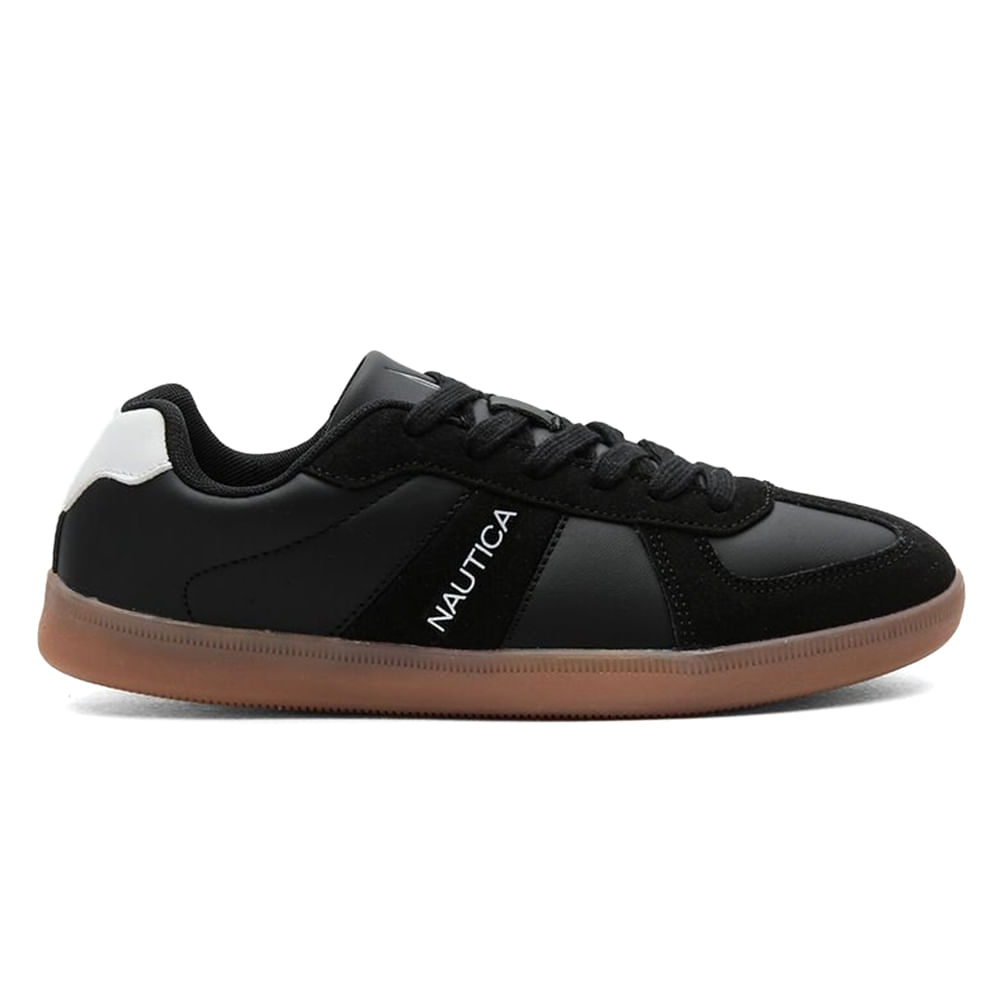 Zapato deportivo casual Nautica negro para hombre