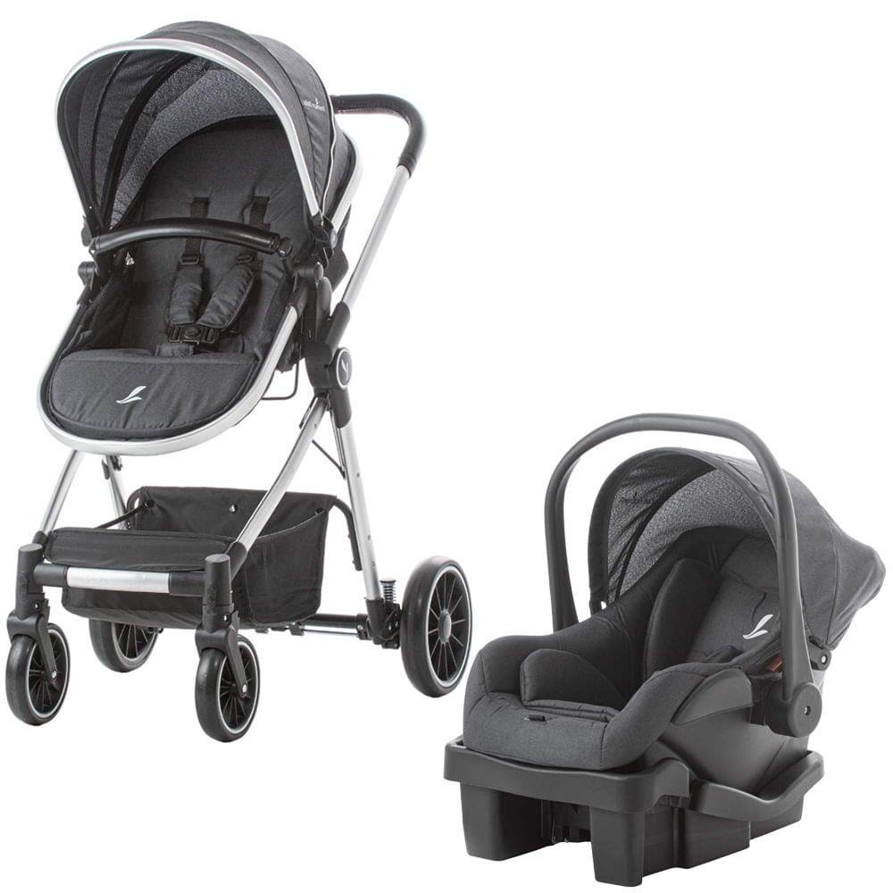 Coche y silla para carro Premium Baby Mike Travel System 3 en 1 para bebé