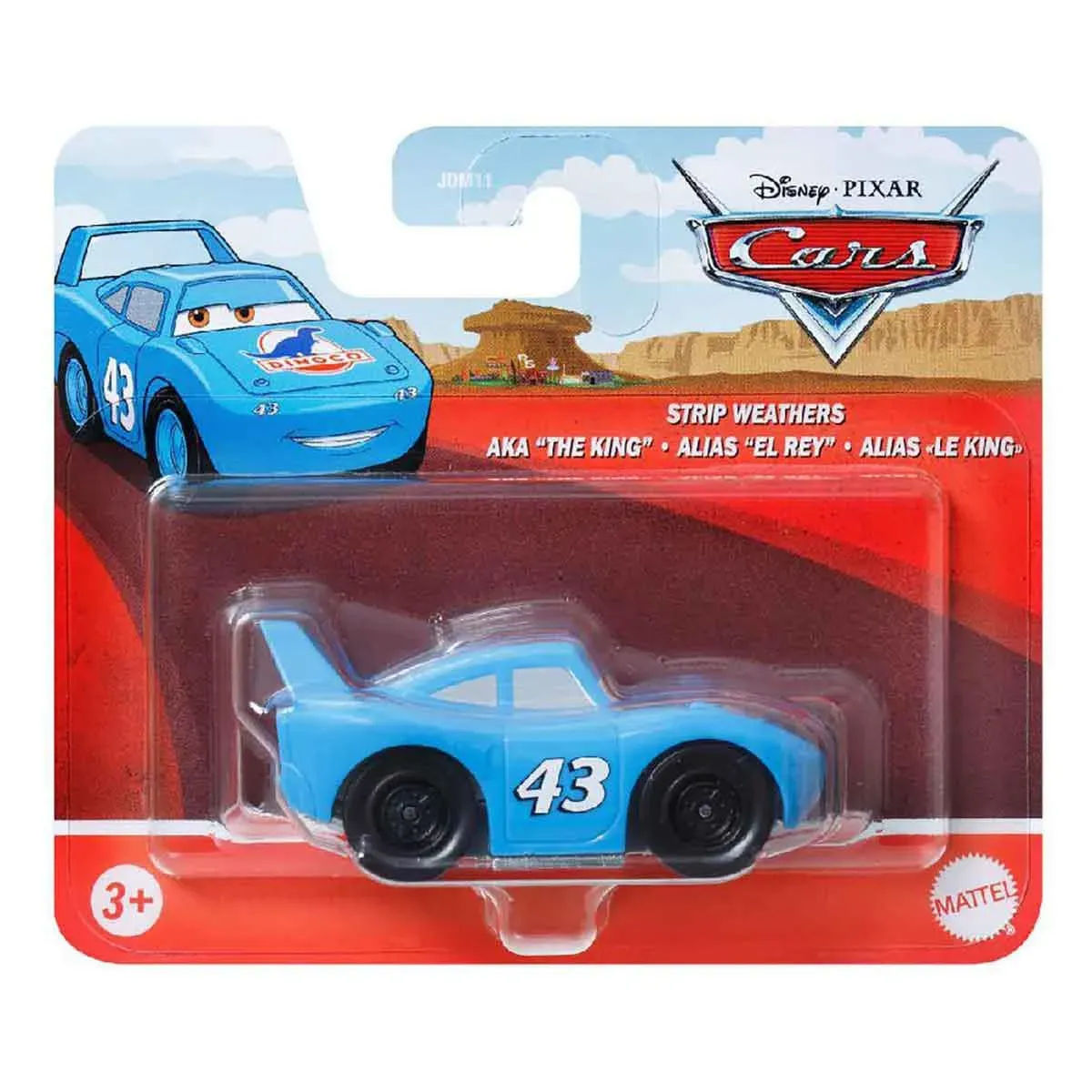 Cars Diecast Vehículo Auto Básico Surtido Individual - The King