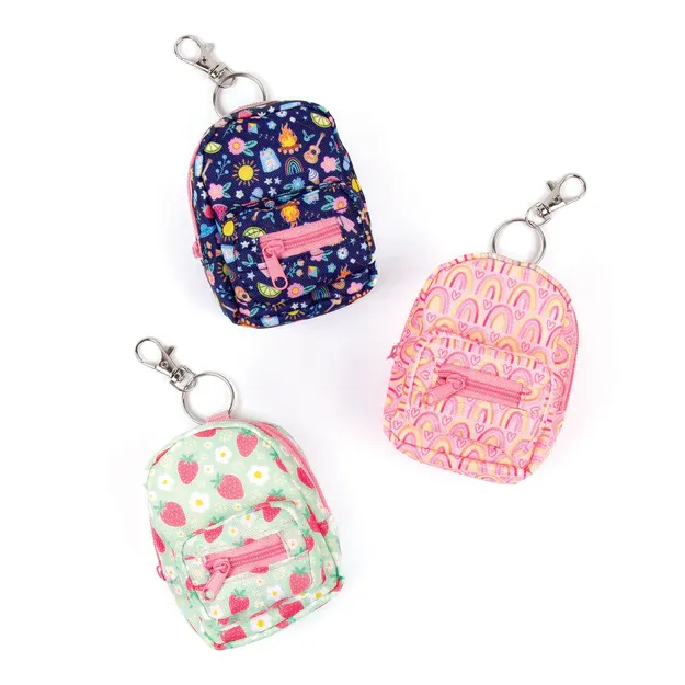 Make it Real Llavero de mini Mochila Incluye 5 Piezas surtido (1 set)