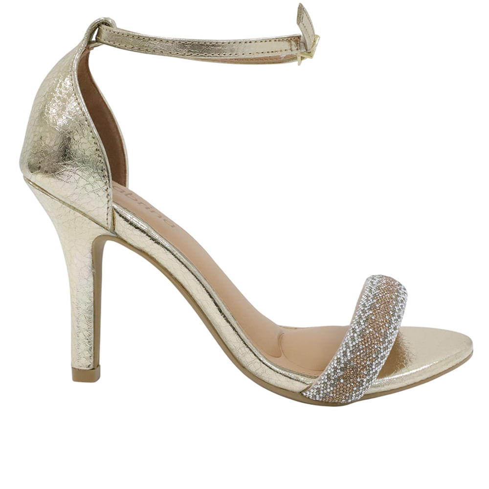 Sandalia de vestir Sabrina color dorado para mujer