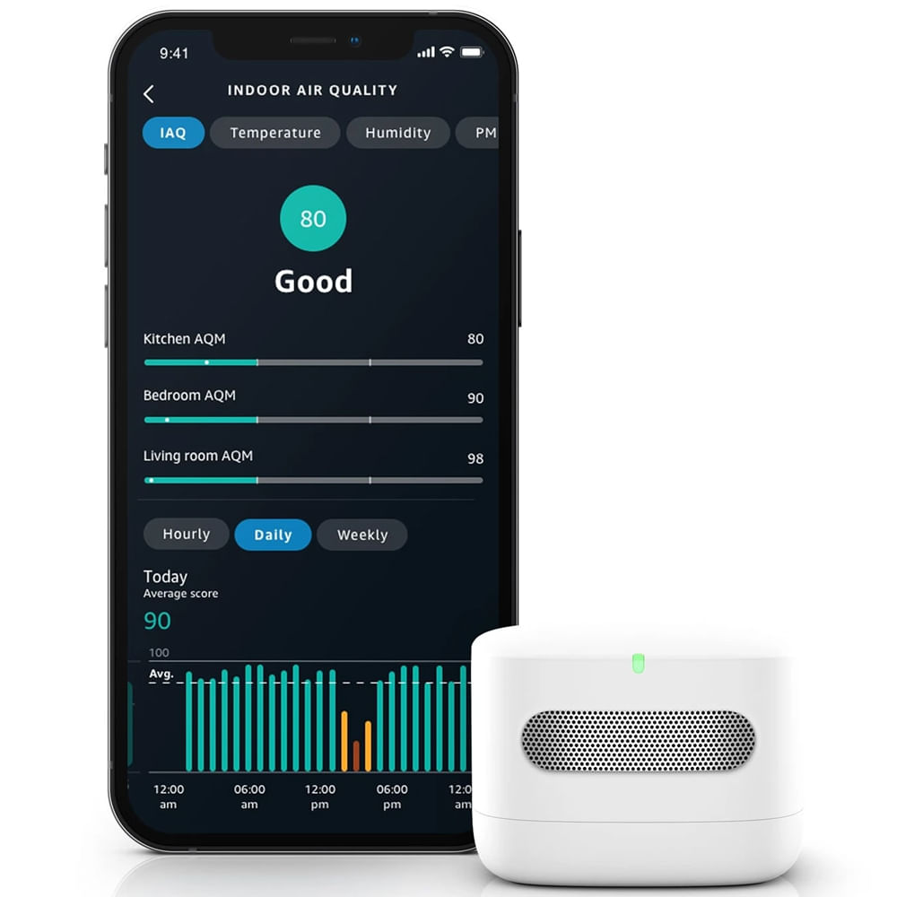 Monitor inteligente de calidad del aire de Amazon