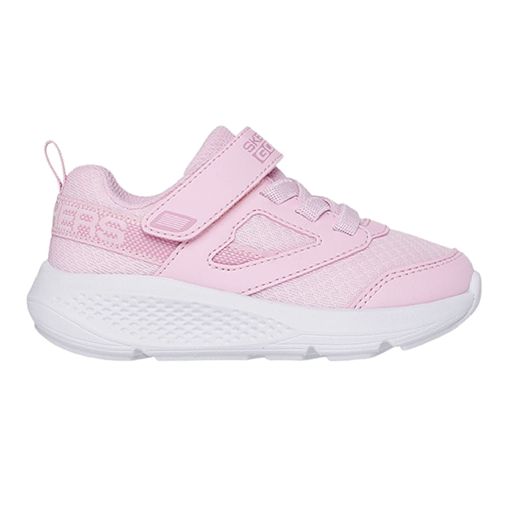 Zapato deportivo casual Skechers rosado para niña bebé