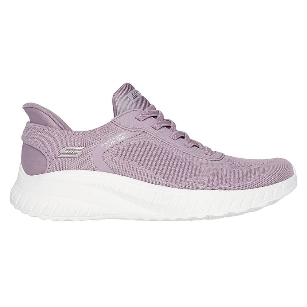 Zapato casual Skechers color morado para mujer