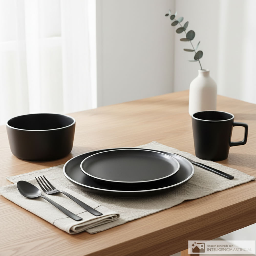 Vajilla de cerámica Detalles 16 piezas