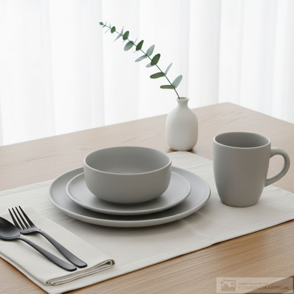 Vajilla de cerámica Detalles 16 piezas