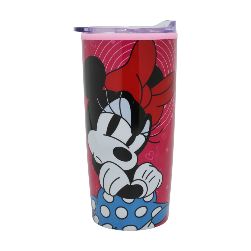 Termo Disney Minnie doble pared de acero inoxidable 500 ml