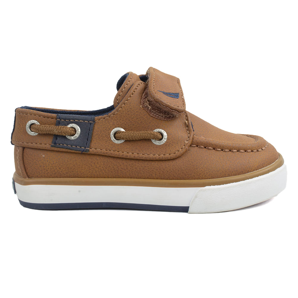 Zapato casual Nautica café para niño bebé