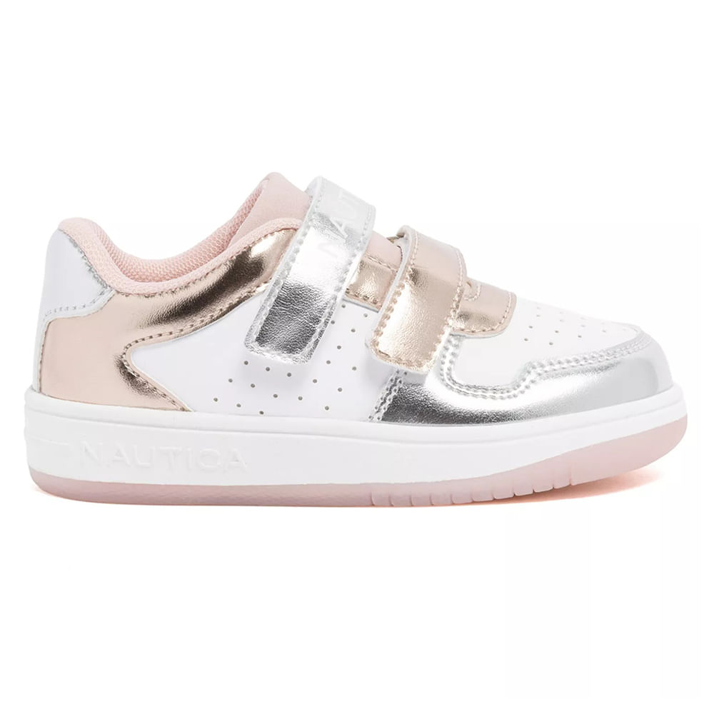 Zapato casual Nautica blanco para niña bebé