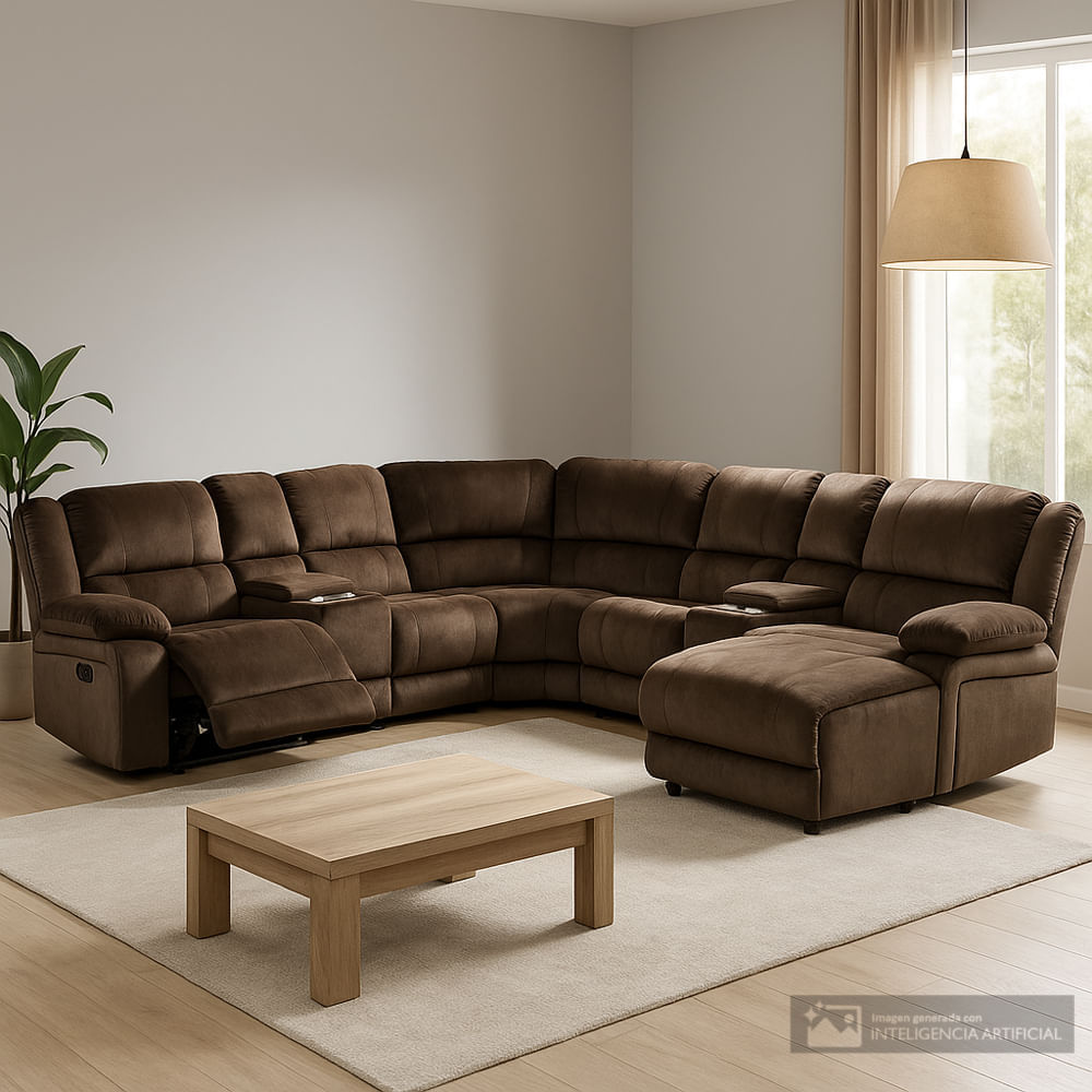 Sala seccional reclinable