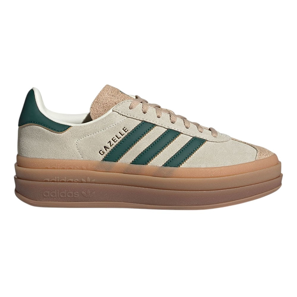 Zapato Adidas Originals Gazelle casual color beige para mujer