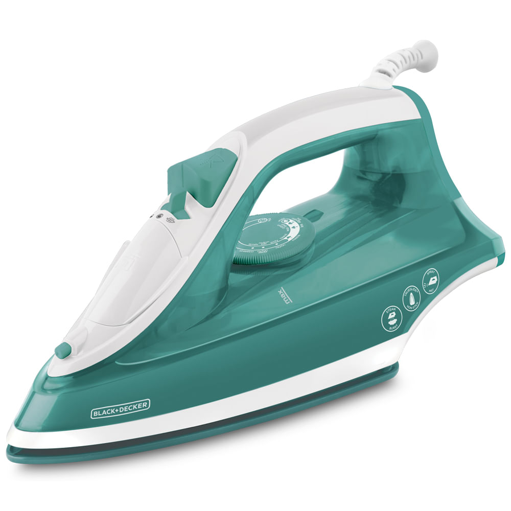 Plancha de ropa Black and Decker suela antiadherente IRBD352