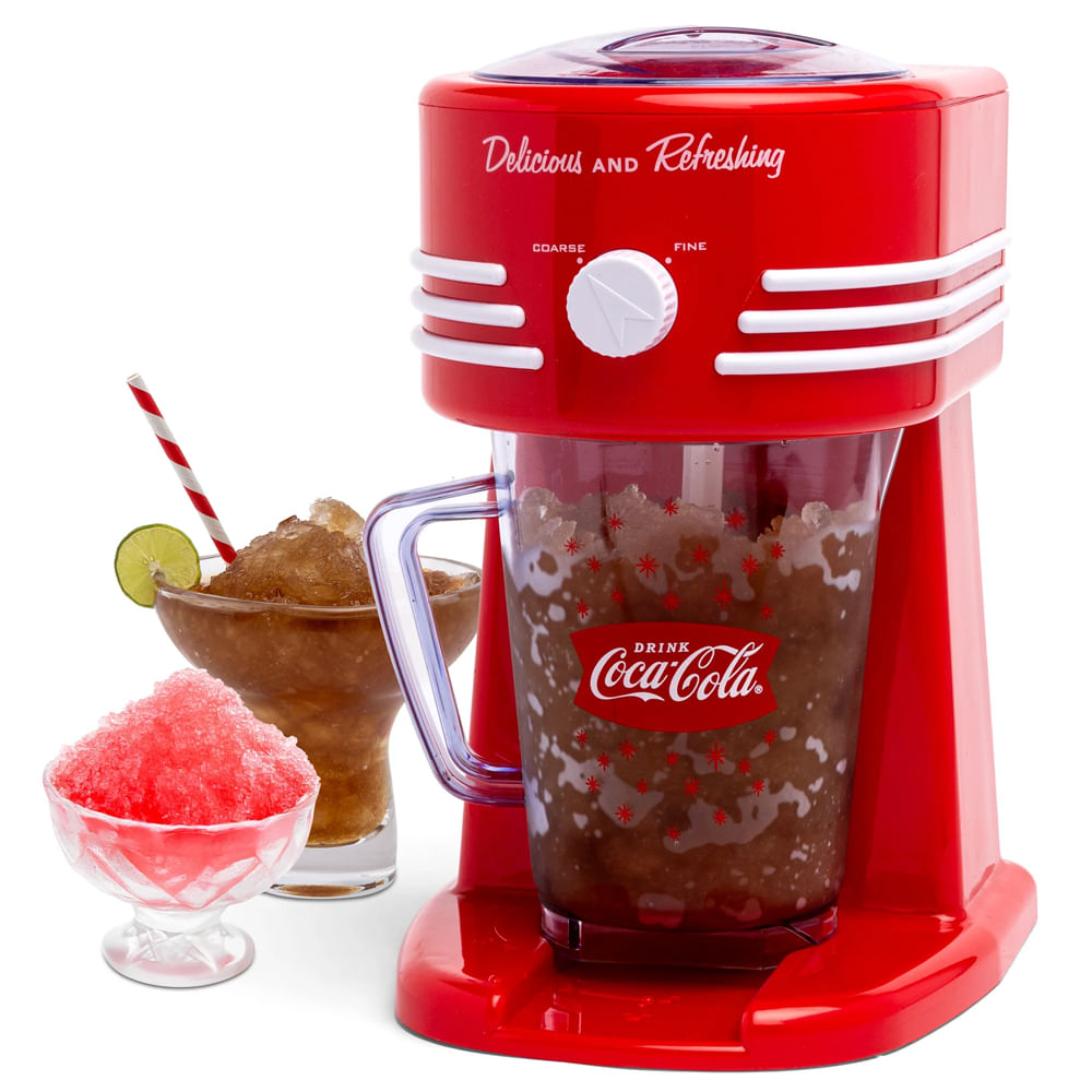 Máquina para bebidas granizadas Coca-Cola 1.2 L CKFBS40CR Nostalgia Electrics