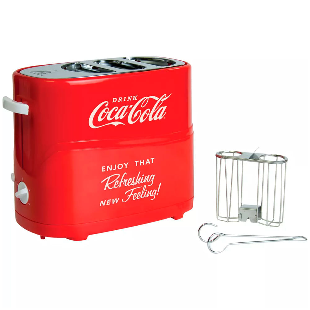 Tostadora de hot dogs Coca-Cola CKHDT2CR Nostalgia Electrics