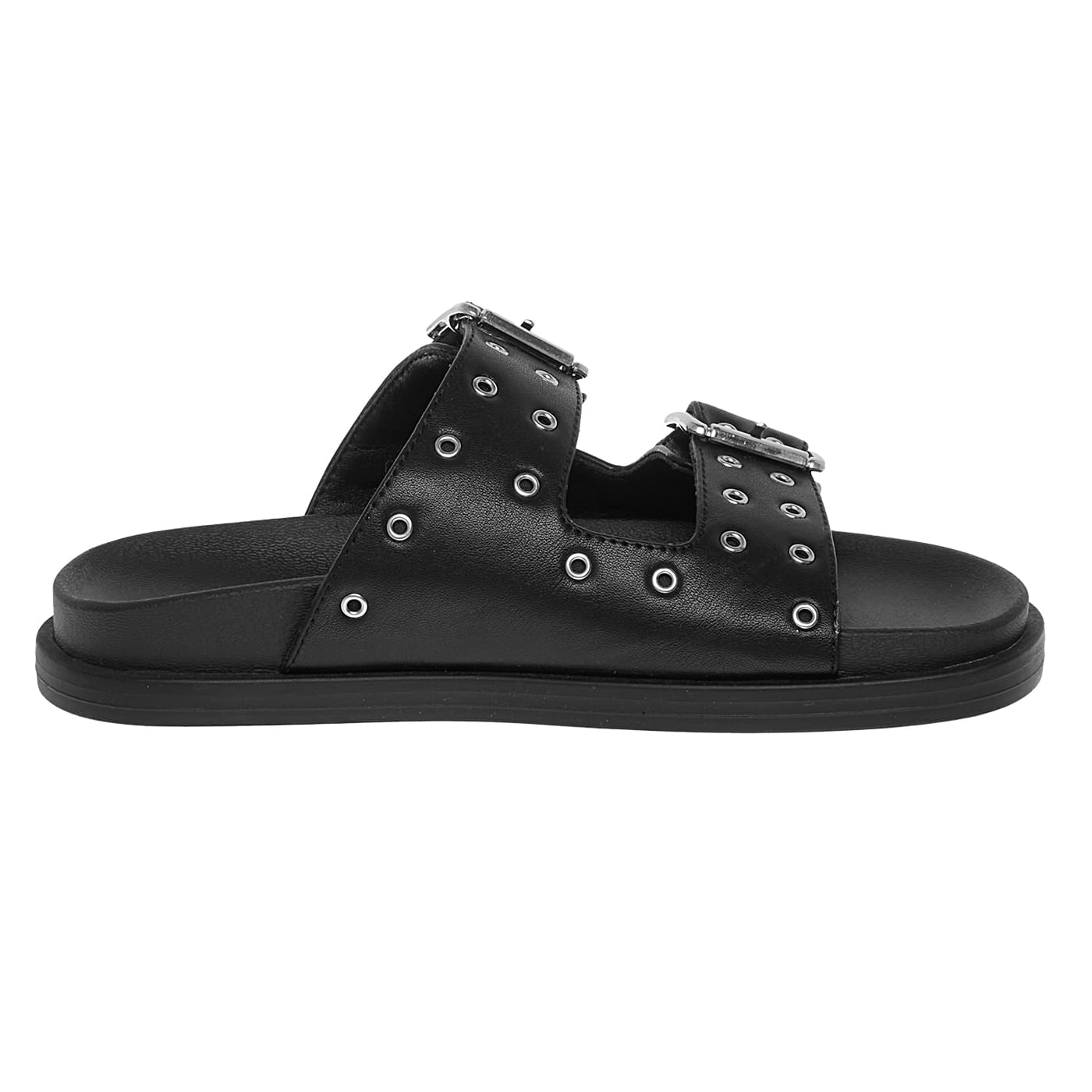 Sandalias Planas Katana Para Niña Negro Fioni 210282