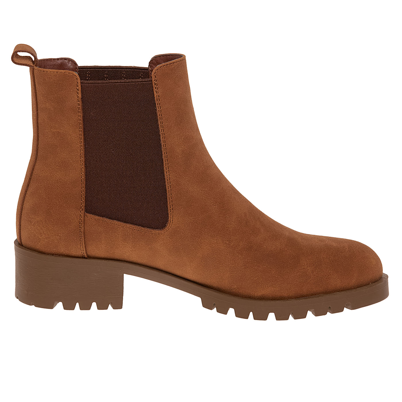 Botines Chelsea Para Mujer Cogñac Comfort Plus 210213