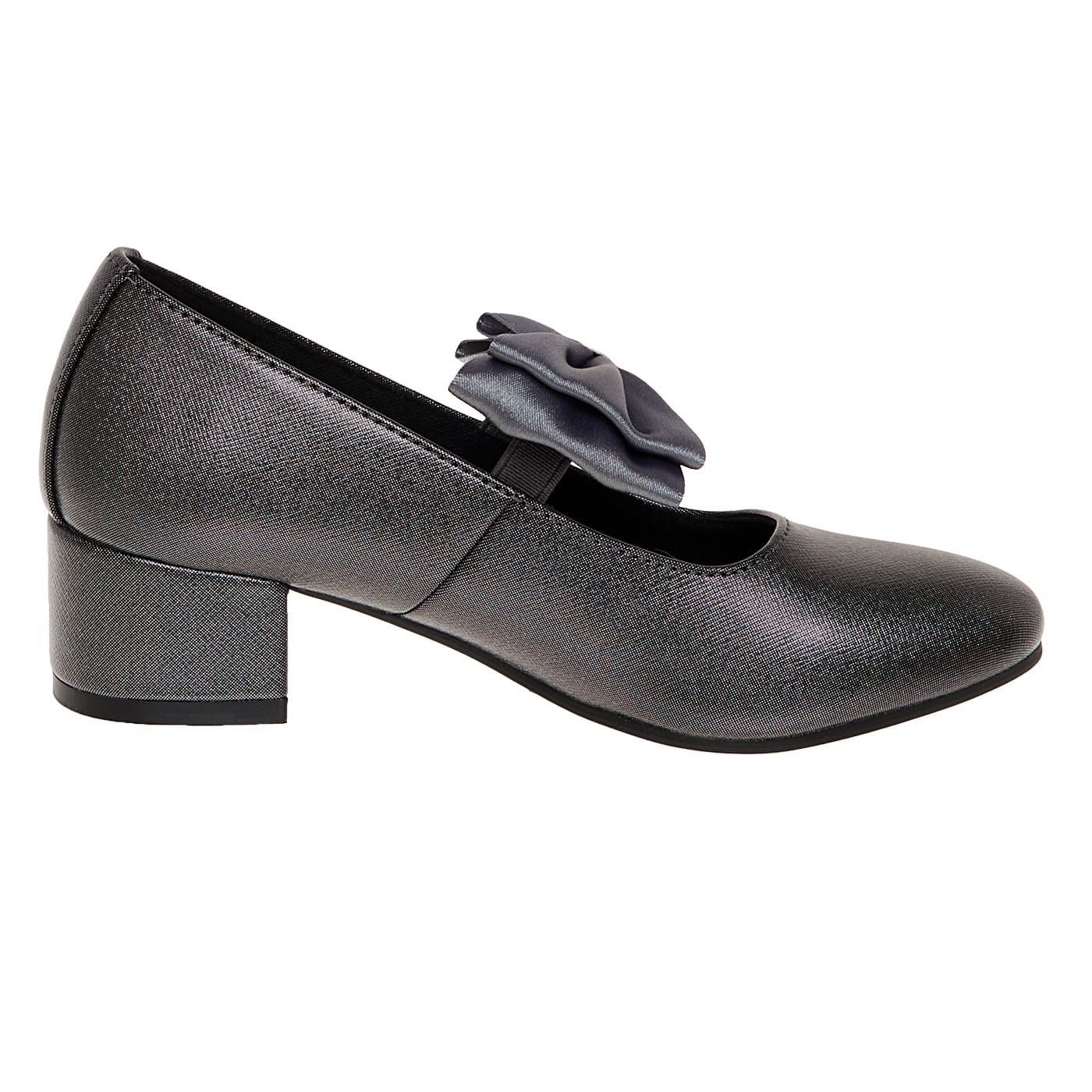 Zapatos De Vestir Anna Para Niña Plateado Fioni 210279