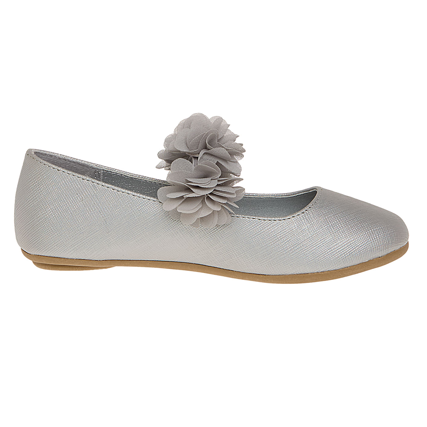 Zapatos Casuales Livi Para Niña Plateado Fioni 210166