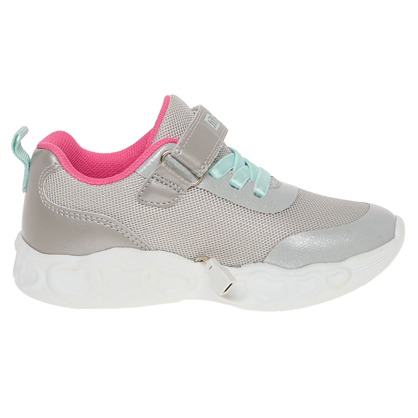 Zapatos Deportivos Para Niña Pequeña Plateado Smartfit 210397