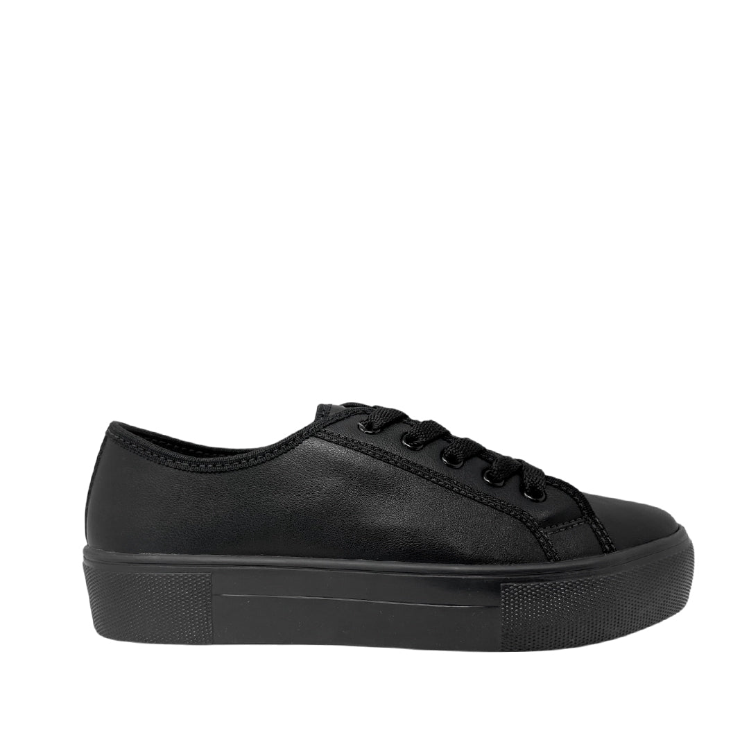 Tennis Kanal para niña color negro