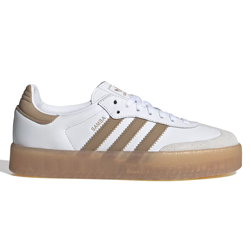 Zapato Adidas Originals Sambae casual color blanco para mujer