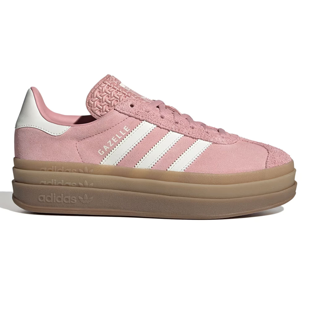 Zapato Adidas Originals Gazelle casual color rosa para mujer