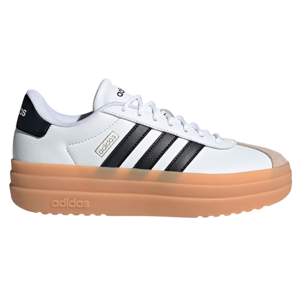 Zapato Adidas VL Court Bold casual color blanco para mujer